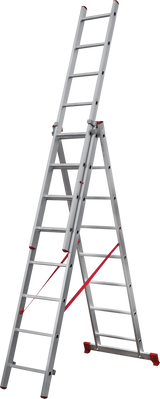 Трехсекционная лестница (3x9ст) - 2230309 ID999MARKET_5921217 фото