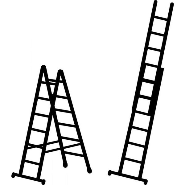 Двухсекционная лестница (2х14ст) Z100 49754 0001684 фото