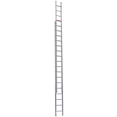 Двухсекционная выдвижная лестница (2x17ст) TS10 ID999MARKET_335024 фото