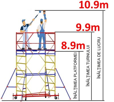 Передвижная модульная вышка (2,0x2,0) 1+7 ID999MARKET_356505 фото