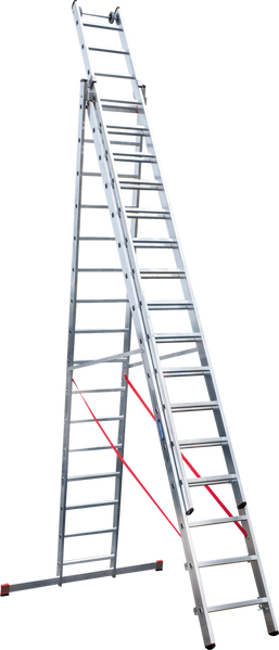 Трехсекционная лестница (3x16ст) - 5230316 ID999MARKET_6450374 фото